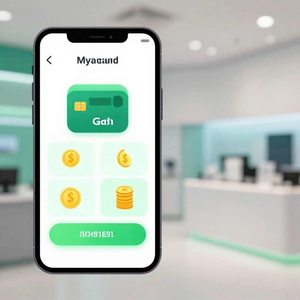 sleek mobile payment interface displaying mycard gash credit icons alongside coin multiplier bonuses in bright green highlights modern store background soft spotlights