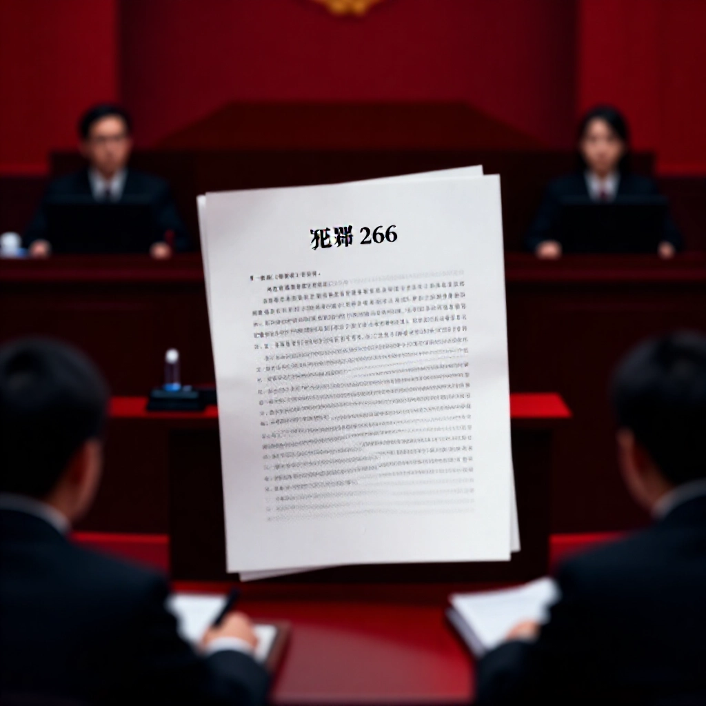 台灣法庭場景，法官宣讀刑法第266條，周圍律師辯論線上娛樂平台議題，昏暗戲劇性燈光帶紅色強調風險，嚴肅氛圍